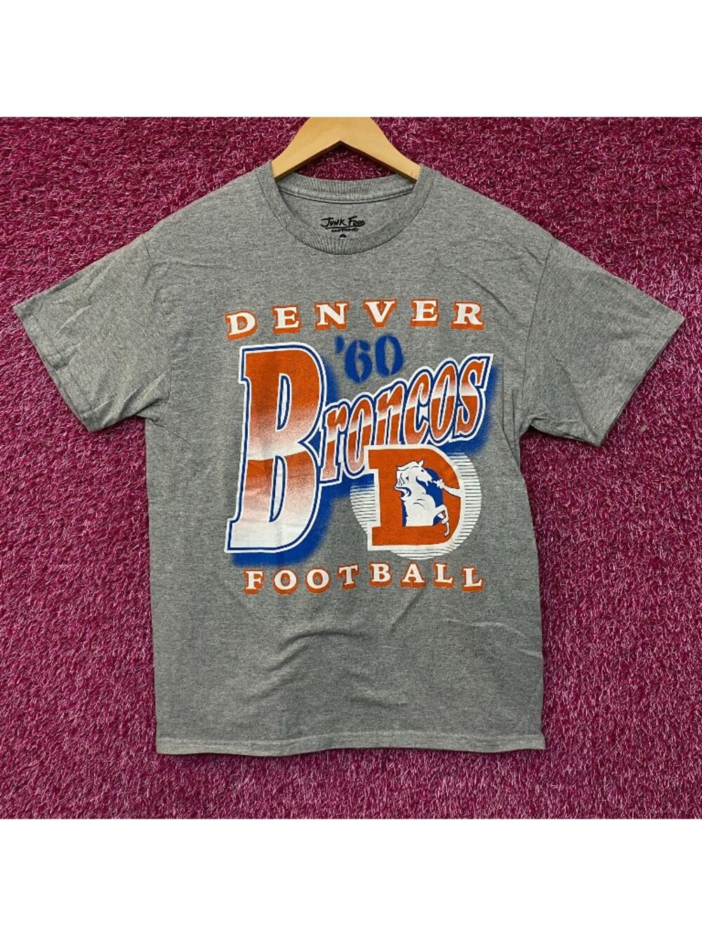 Junk Food Clothing Denver Broncos Bootleg Flea Market Tee Small